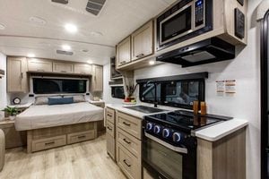 2027 Forest River Flagstaff Micro Lite 21FBRS Small Travel Trailer Interior Image