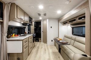 2027 Forest River Flagstaff Micro Lite 21FBRS Small Travel Trailer Interior Image