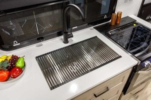 2027 Forest River Flagstaff Micro Lite 21FBRS Small Travel Trailer Interior Image