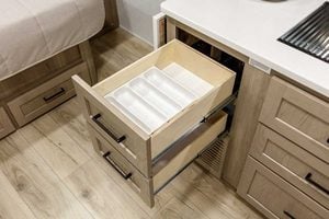 2027 Forest River Flagstaff Micro Lite 21FBRS Small Travel Trailer Interior Image