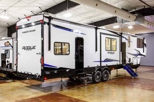 2027 Forest River Rogue Armored 351G2 Fifth Wheel Toy Hauler Exterior Image