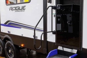 2027 Forest River Rogue Armored 351G2 Fifth Wheel Toy Hauler Exterior Image