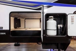2027 Forest River Rogue Armored 351G2 Fifth Wheel Toy Hauler Exterior Image