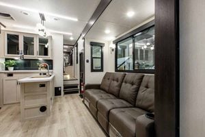 2027 Forest River Rogue Armored 351G2 Fifth Wheel Toy Hauler Interior Image