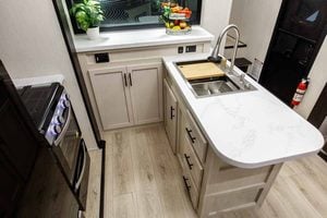 2027 Forest River Rogue Armored 351G2 Fifth Wheel Toy Hauler Interior Image