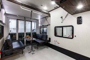 2027 Forest River Rogue Armored 351G2 Fifth Wheel Toy Hauler Interior Image