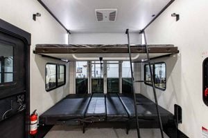 2027 Forest River Rogue Armored 351G2 Fifth Wheel Toy Hauler Interior Image