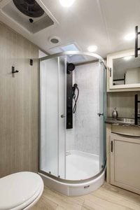 2027 Forest River Rogue Armored 351G2 Fifth Wheel Toy Hauler Interior Image