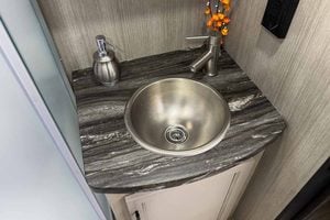 2027 Forest River Rogue Armored 351G2 Fifth Wheel Toy Hauler Interior Image
