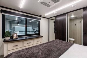 2027 Forest River Rogue Armored 351G2 Fifth Wheel Toy Hauler Interior Image
