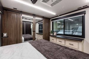 2027 Forest River Rogue Armored 351G2 Fifth Wheel Toy Hauler Interior Image