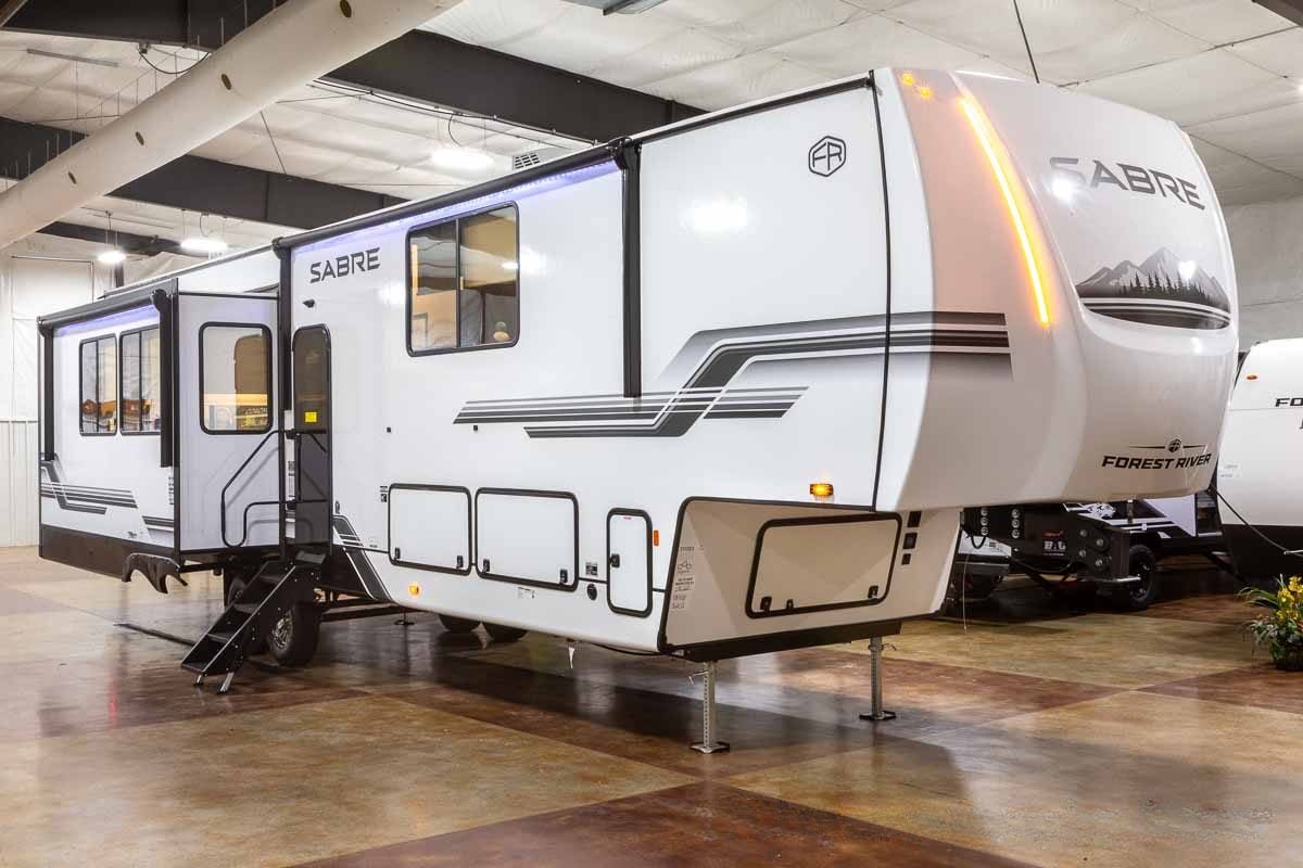 2027 Forest River Sabre 36EST Rear Kitchen Fifth Wheel Enterior Image