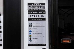 2027 Forest River Sabre 36EST Rear Kitchen Fifth Wheel Exterior Image