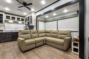 2027 Forest River Sabre 36EST Rear Kitchen Fifth Wheel Interior Image