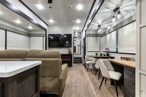 2027 Forest River Sabre 36EST Rear Kitchen Fifth Wheel Interior Image