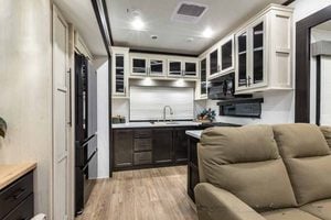 2027 Forest River Sabre 36EST Rear Kitchen Fifth Wheel Interior Image
