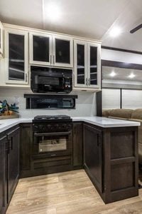 2027 Forest River Sabre 36EST Rear Kitchen Fifth Wheel Interior Image