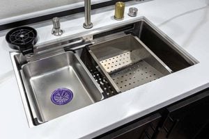 2027 Forest River Sabre 36EST Rear Kitchen Fifth Wheel Interior Image