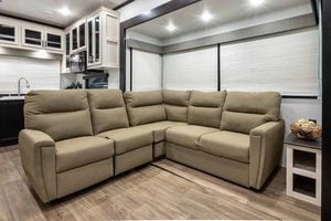 2027 Forest River Sabre 36EST Rear Kitchen Fifth Wheel Interior Image