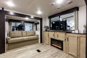 2027 Forest River Cherokee Wolf Den 306MM Couples Travel Trailer Interior Image