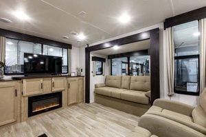 2027 Forest River Cherokee Wolf Den 306MM Couples Travel Trailer Interior Image