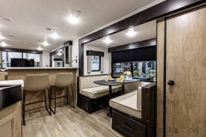 2027 Forest River Cherokee Wolf Den 306MM Couples Travel Trailer Interior Image