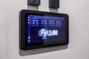 2027 Forest River Cherokee Alpha Wolf 28RLX Rear Living Room Couples Travel Trailer Interior Image
