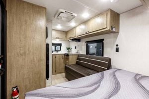 2027 Forest River Cherokee Wolf Pup 14RKLP Small Couples Travel Trailer Interior Image