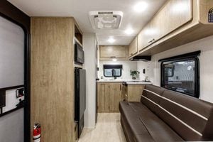 2027 Forest River Cherokee Wolf Pup 14RKLP Small Couples Travel Trailer Interior Image