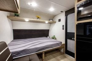 2027 Forest River Cherokee Wolf Pup 14RKLP Small Couples Travel Trailer Interior Image