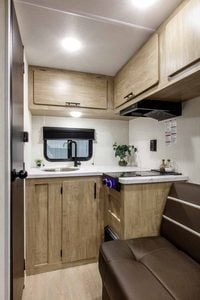 2027 Forest River Cherokee Wolf Pup 14RKLP Small Couples Travel Trailer Interior Image
